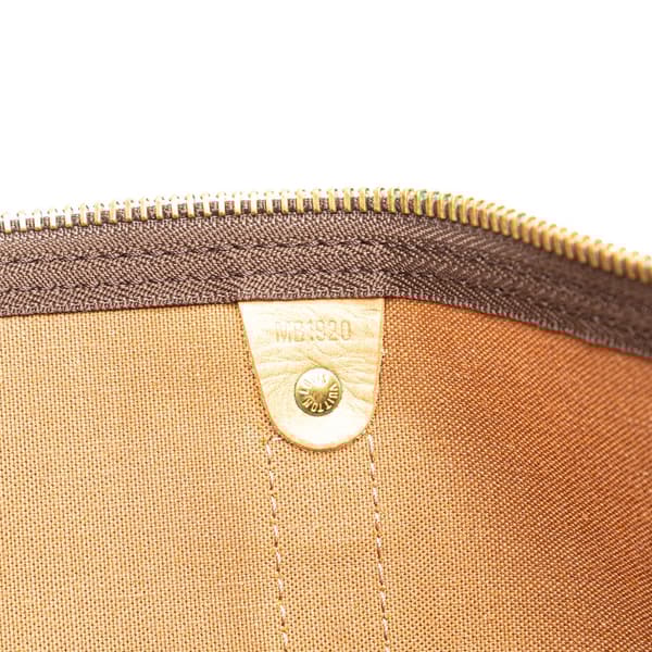 Pre-owned Louis Vuitton Monogram Keepall 50 Brown