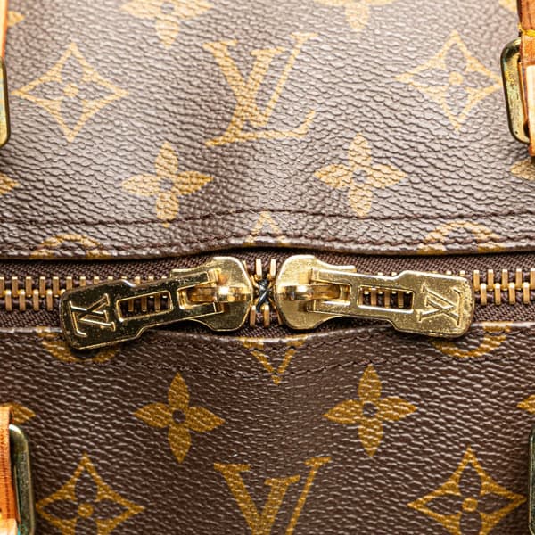 Pre-owned Louis Vuitton Monogram Keepall 55 Brown