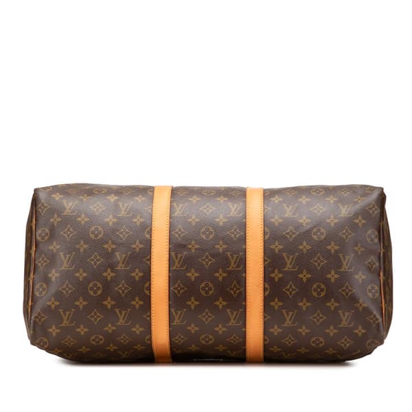 Pre-owned Louis Vuitton Monogram Keepall 50 Brown