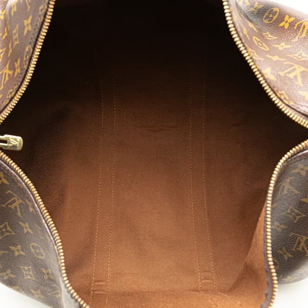Pre-owned Louis Vuitton Monogram Keepall 50 Brown