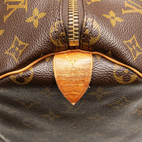 Pre-owned Louis Vuitton Monogram Keepall 50 Brown