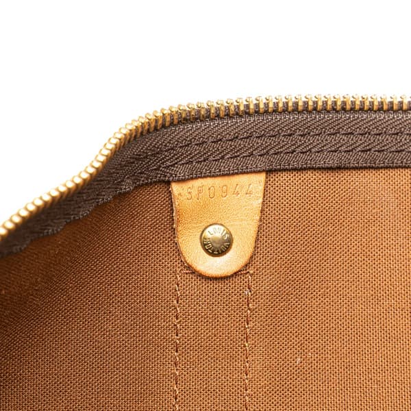 Pre-owned Louis Vuitton Monogram Keepall 50 Brown