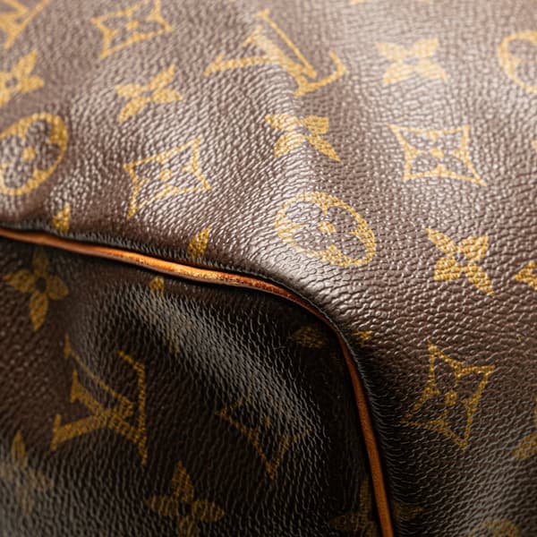 Pre-owned Louis Vuitton Monogram Keepall 50 Brown