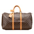 Miniatyrbilde 1 av 10: Pre-owned Louis Vuitton Monogram Keepall 50 Brown