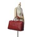 Pikkukuva 10 / 10: Pre-owned Dior Diorissimo Trotter Coated Canvas Travel Bag Red