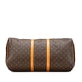 Miniatyrbild 3 av 10: Pre-owned Louis Vuitton Monogram Keepall 55 Brown