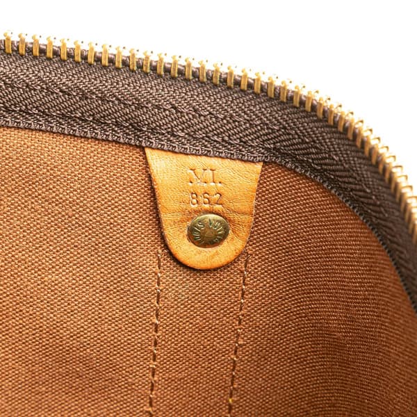 Pre-owned Louis Vuitton Monogram Keepall 55 Brown