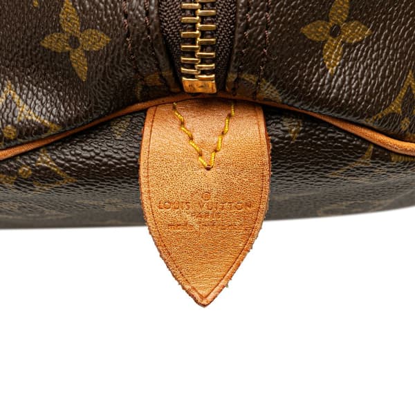 Pre-owned Louis Vuitton Monogram Keepall 55 Brown