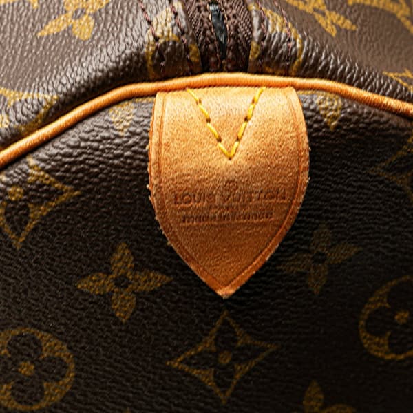 Pre-owned Louis Vuitton Monogram Keepall 55 Brown