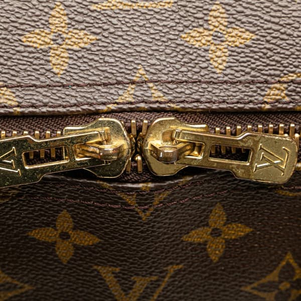 Pre-owned Louis Vuitton Monogram Keepall 55 Brown