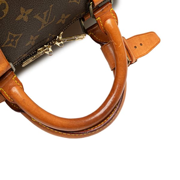 Pre-owned Louis Vuitton Monogram Keepall 55 Brown