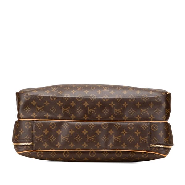 Pre-owned Louis Vuitton Monogram Alize 24 Heures Brown