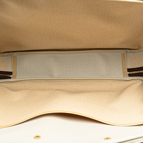 Pre-owned Louis Vuitton Monogram Alize 24 Heures Brown