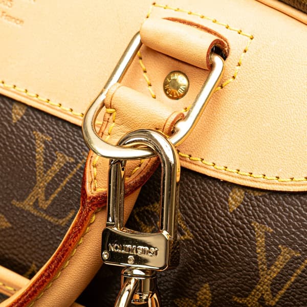 Pre-owned Louis Vuitton Monogram Alize 24 Heures Brown
