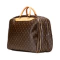Miniatyrbillede 2 af 10: Pre-owned Louis Vuitton Monogram Alize 24 Heures Brown
