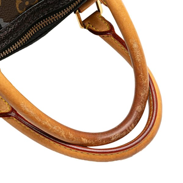 Pre-owned Louis Vuitton Monogram Fleur De Jais Sequins Speedy 30 Brown