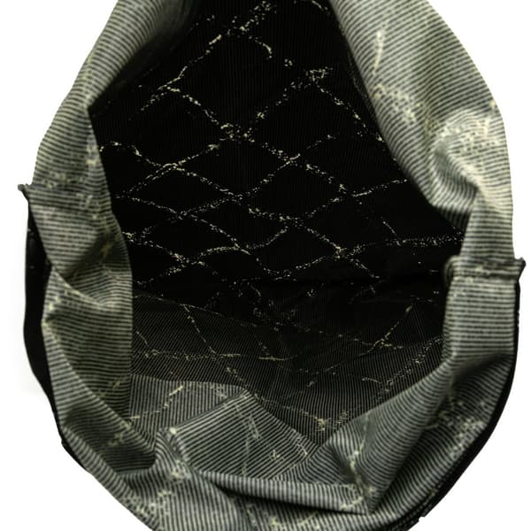 Pre-owned Chanel Old Travel Line Nylon Duffle Bag Black