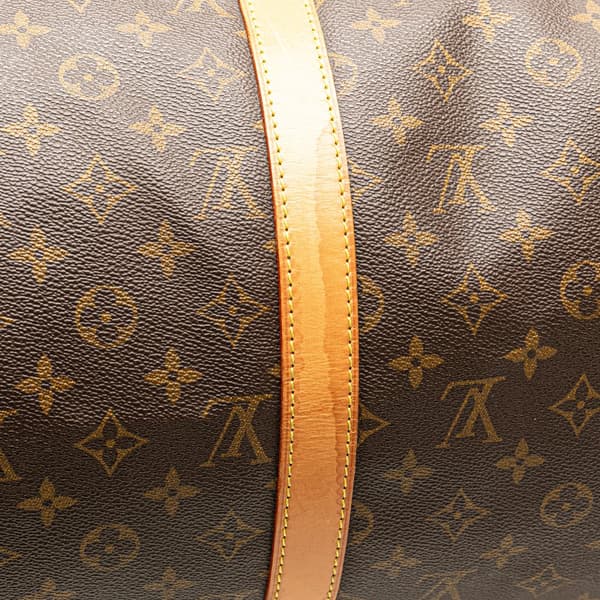 Pre-owned Louis Vuitton Monogram Keepall 50 Brown