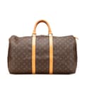Miniatyrbilde 1 av 10: Pre-owned Louis Vuitton Monogram Keepall 50 Brown