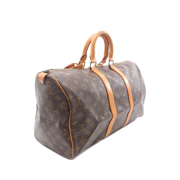 Pre-owned Louis Vuitton Monogram Keepall 45 Brown