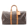 Miniatyrbillede 1 af 10: Pre-owned Louis Vuitton Monogram Keepall 45 Brown