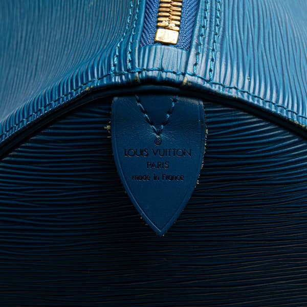 Pre-owned Louis Vuitton Epi Keepall 60 Blue
