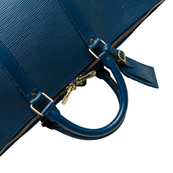 Pre-owned Louis Vuitton Epi Keepall 60 Blue