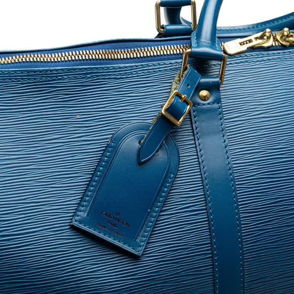 Pre-owned Louis Vuitton Epi Keepall 60 Blue