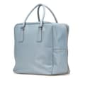 Miniatyrbillede 2 af 10: Pre-owned Prada Saffiano Travel Bag Blue