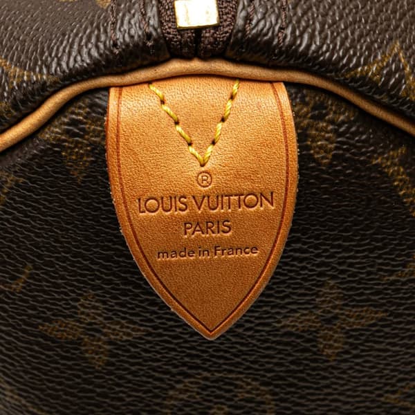 Pre-owned Louis Vuitton Monogram Speedy 40 Brown
