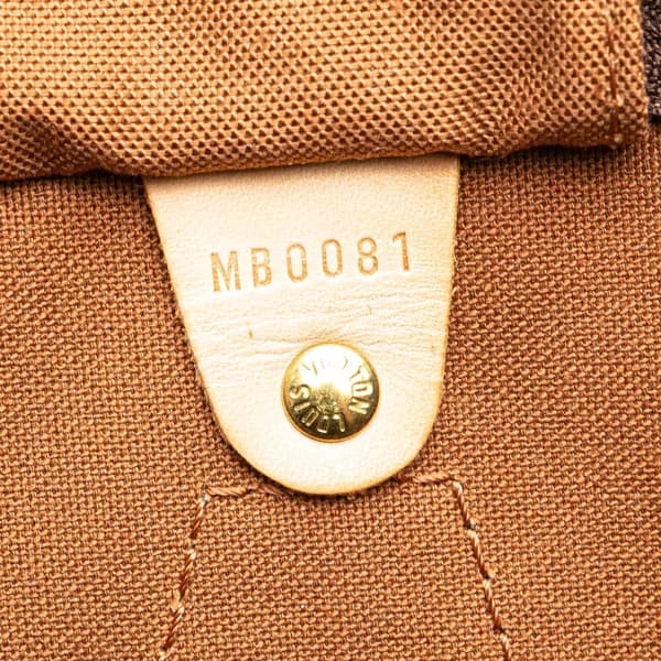 Pre-owned Louis Vuitton Monogram Speedy 40 Brown
