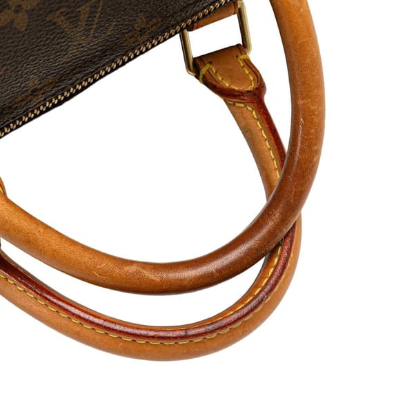 Pre-owned Louis Vuitton Monogram Speedy 40 Brown