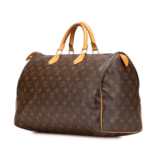 Pre-owned Louis Vuitton Monogram Speedy 40 Brown