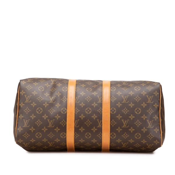 Pre-owned Louis Vuitton Monogram Keepall 45 Brown