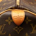 Miniatyrbilde 5 av 10: Pre-owned Louis Vuitton Monogram Keepall 45 Brown
