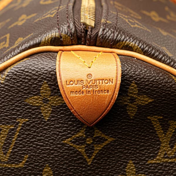 Pre-owned Louis Vuitton Monogram Keepall 45 Brown