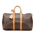 Miniatyrbilde 1 av 10: Pre-owned Louis Vuitton Monogram Keepall 45 Brown