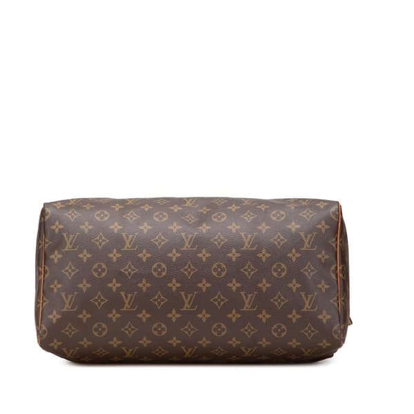 Pre-owned Louis Vuitton Monogram Speedy 40 Brown