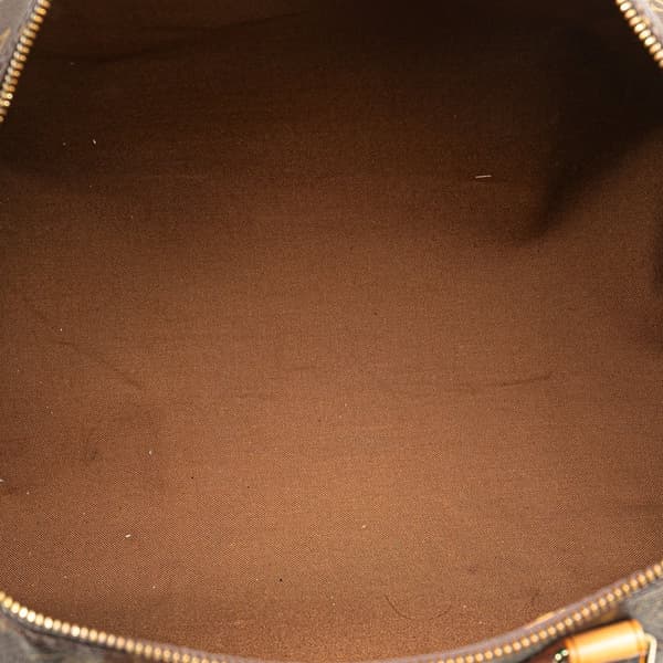 Pre-owned Louis Vuitton Monogram Speedy 40 Brown