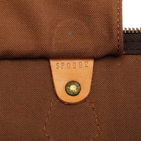 Pre-owned Louis Vuitton Monogram Speedy 40 Brown