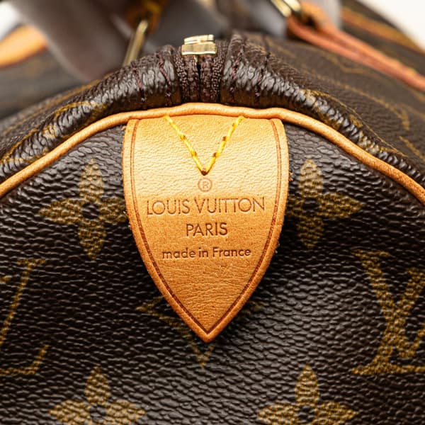 Pre-owned Louis Vuitton Monogram Speedy 40 Brown