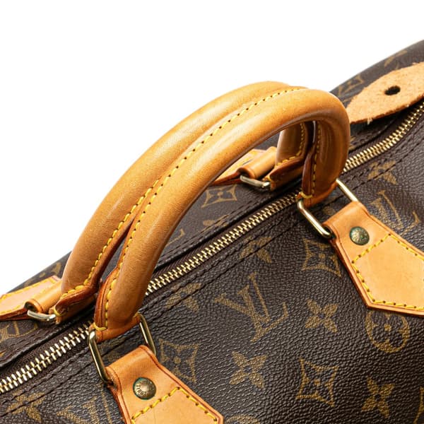 Pre-owned Louis Vuitton Monogram Speedy 40 Brown