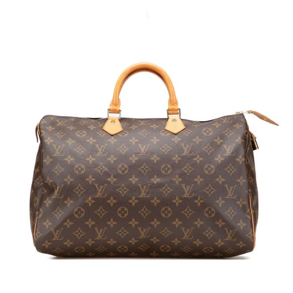 Pre-owned Louis Vuitton Monogram Speedy 40 Brown
