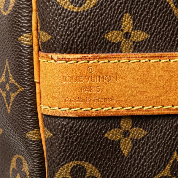 Pre-owned Louis Vuitton Monogram Keepall Bandouliere 50 Brown