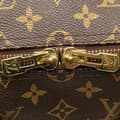 Miniatyrbillede 7 af 10: Pre-owned Louis Vuitton Monogram Keepall Bandouliere 50 Brown