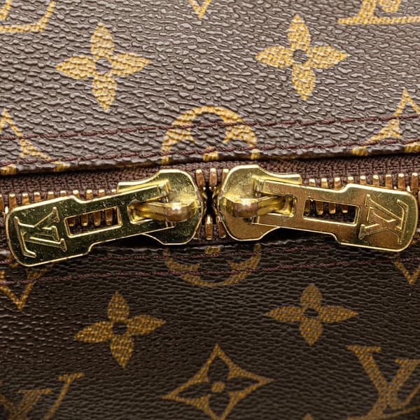 Pre-owned Louis Vuitton Monogram Keepall Bandouliere 50 Brown