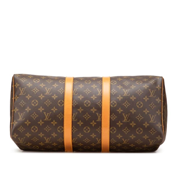 Pre-owned Louis Vuitton Monogram Keepall 45 Brown