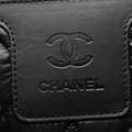 Miniatyrbillede 7 af 10: Pre-owned Chanel Quilted Nylon Coco Cocoon Trolley Rolling Case Black