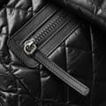 Miniatyrbillede 8 af 10: Pre-owned Chanel Quilted Nylon Coco Cocoon Trolley Rolling Case Black