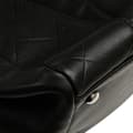 Miniatyrbild 8 av 10: Pre-owned Chanel CC Chevron Quilted Lambskin Boston Black